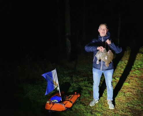 Skrubbe fanget af JLC73 ved Grenå Strand