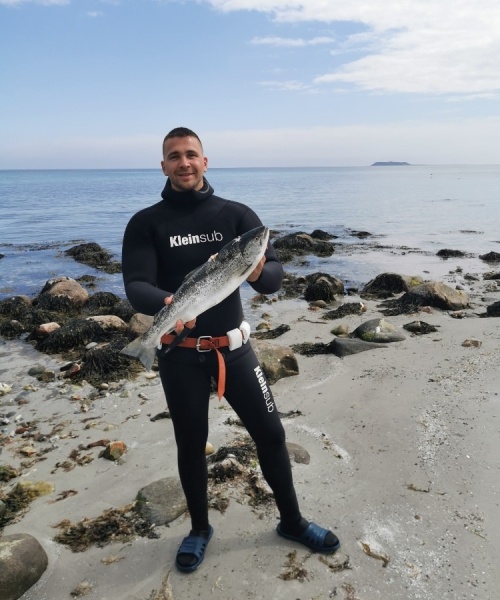 Sølv fisk – Havørred fanget af timur-gundal ved Djursland