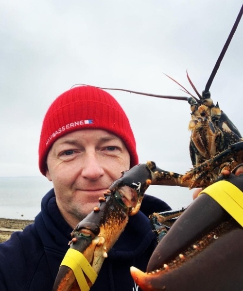 Hummer fanget af M.Tonder ved Limfjorden