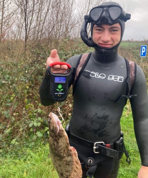 Vinter skrubbe – Skrubbe fanget af Simon Løv Thomsen ved Fyn