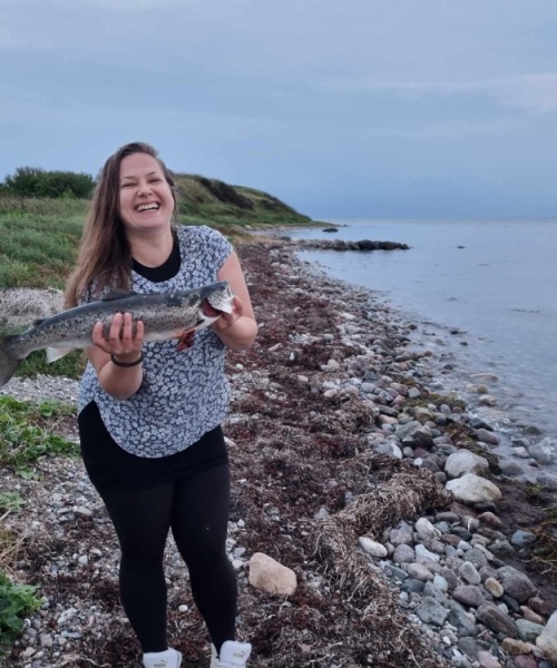 Havørred fanget af Dina ved Langeland