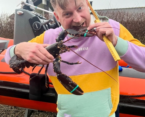 Hummertur – Hummer fanget af JesperFjordager ved Limfjorden