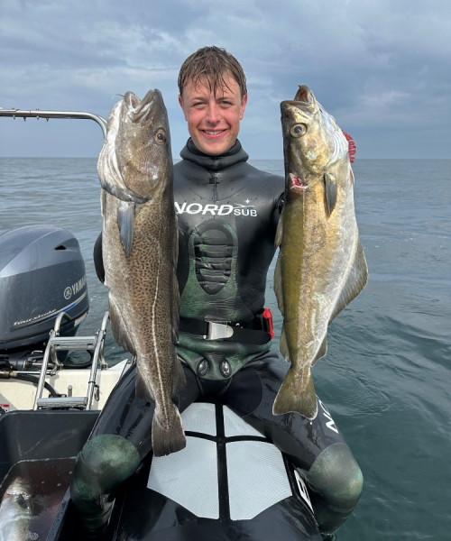 0,5m sigt – Lubbe fanget af JonasDuem ved Vesterhavet